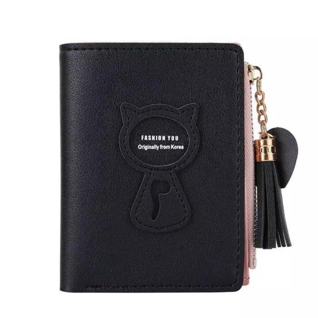 MORYMONY REVINA - Dompet Lipat Wanita-HITAM