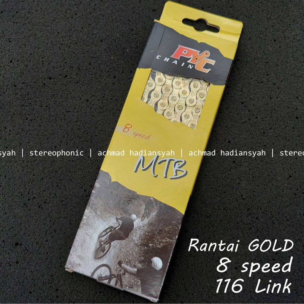 Rantai GOLD 8 speed PYC Rantai 8 speed GOLD Chain 8 speed Chain GOLD 8 speed Rante 8 speed Rante 8sp