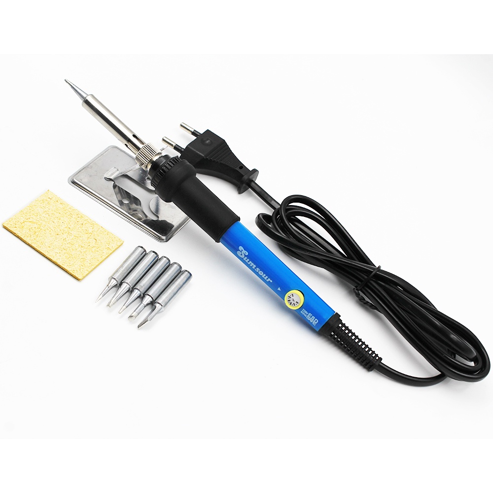 Solder Iron Adjustable Fast Heating Temperature 60W with 5 Tips - CS31PACKAGE CONTENTS