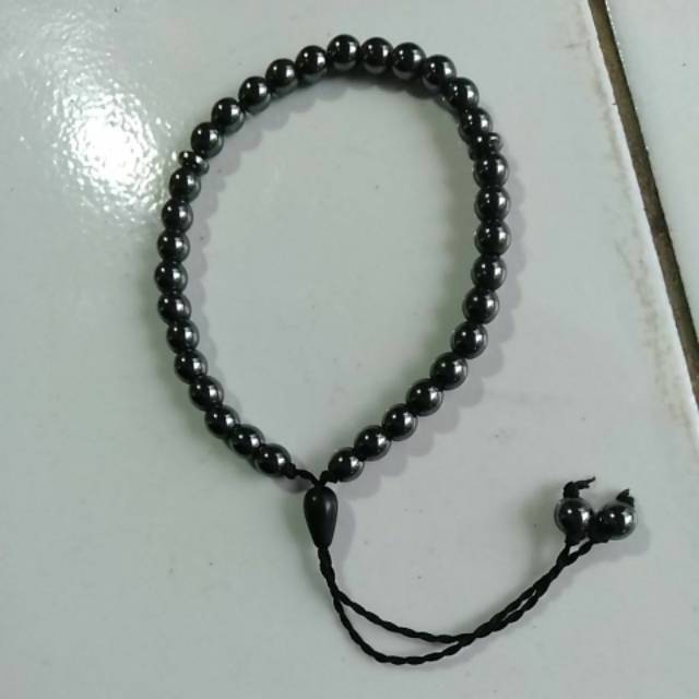 Gelang batu berustin/belustin asli warna silver