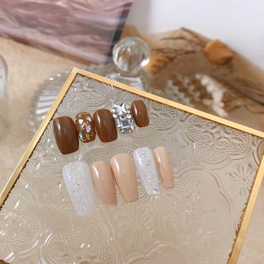 MXBEAUTY Nail Art Display Stand High End Gaya Jepang Manicuring Aksesoris Fotografi Kaca Alat Peraga Menembak Rak Pajangan Kuku