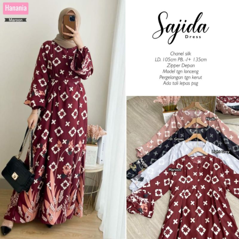 DRESS WARNA DUSTY PINK / DRESS WARNA PINK