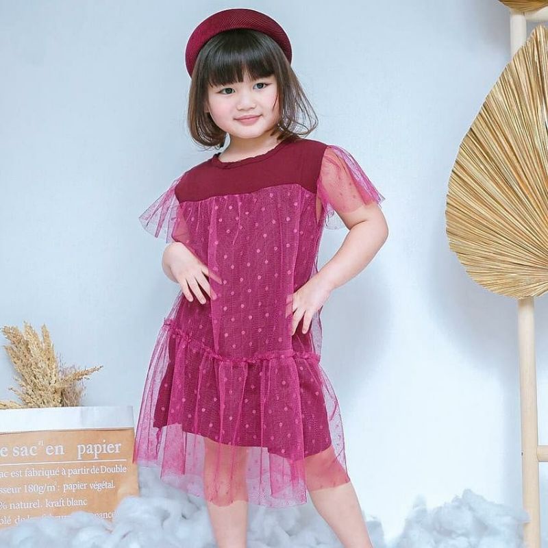 DRESS QUEEN DRESS ANAK DRESS TUTU