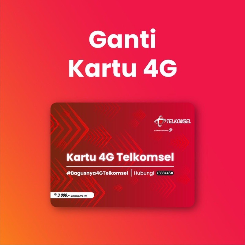 Jual Telkomsel Kartu Upgrade 4G (Upgrade 3G Ke 4G) | Shopee Indonesia