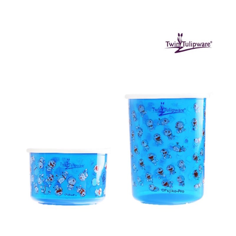 toples doraemon small jar set Tulipware