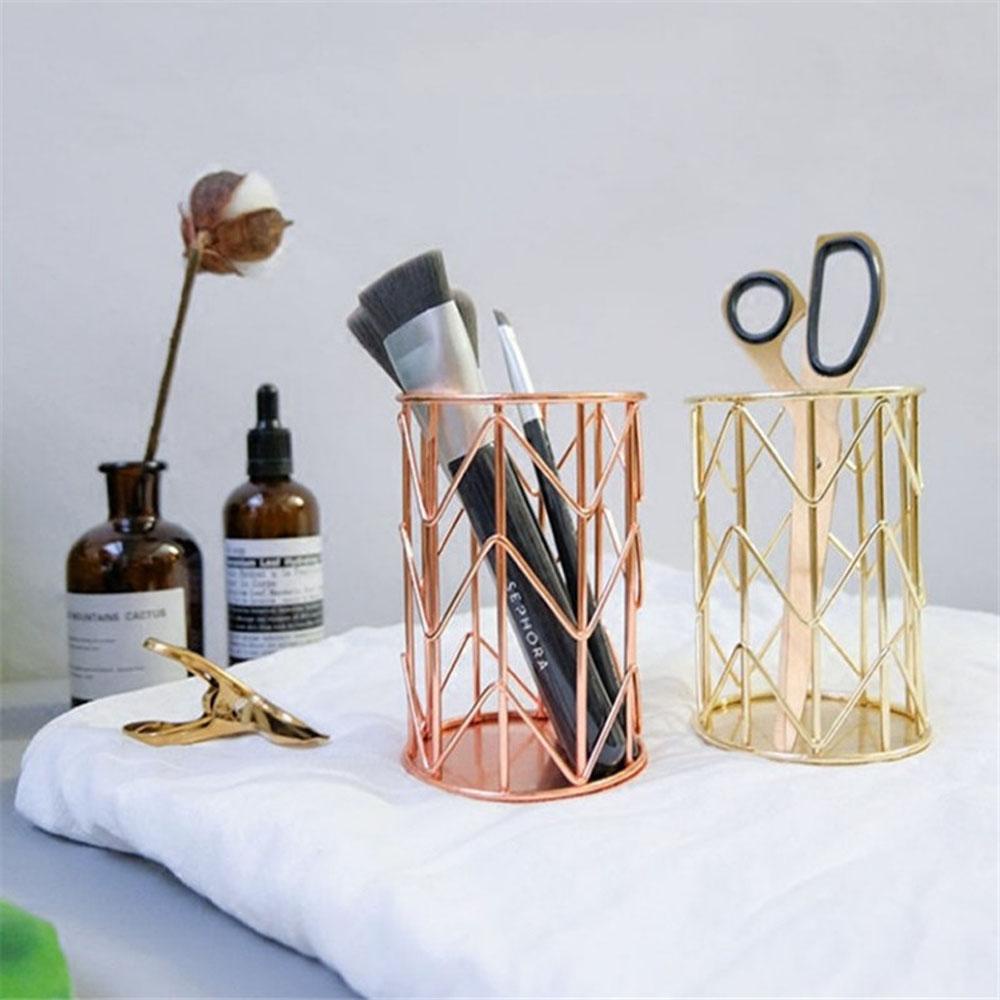 Tempat Pulpen Agustina Rose Gold Decor Wadah Alat Tulis Organizer