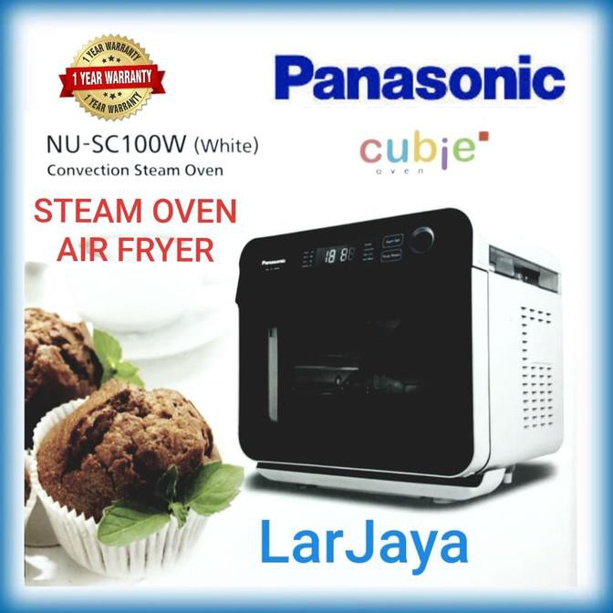 PANASONIC CUBIE MICROWAVE CONVECTION STEAM OVEN NU-SC100w | Shopee