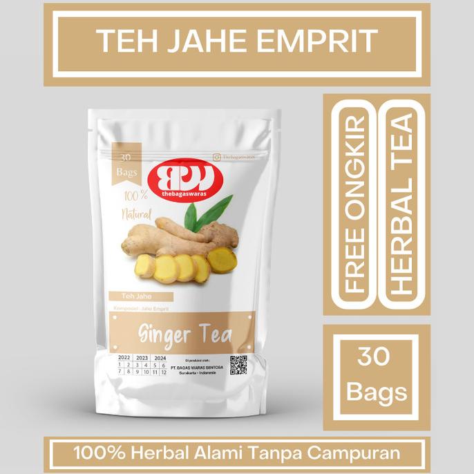 

[COD] Teh jahe celup asli jahe emprit alami herbal isi 30 bags [COD]