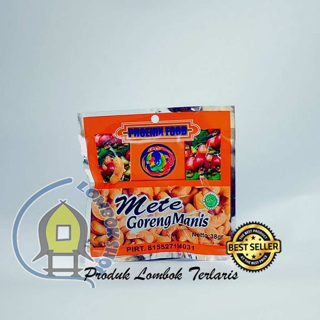 

Kacang Mete Phoenix Goreng Manis Khas Lombok 38 Gram