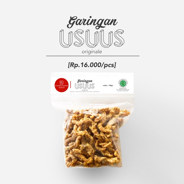 

USUS CRISPY ORIGINAL / GARINGAN USUUS ORIGINAL