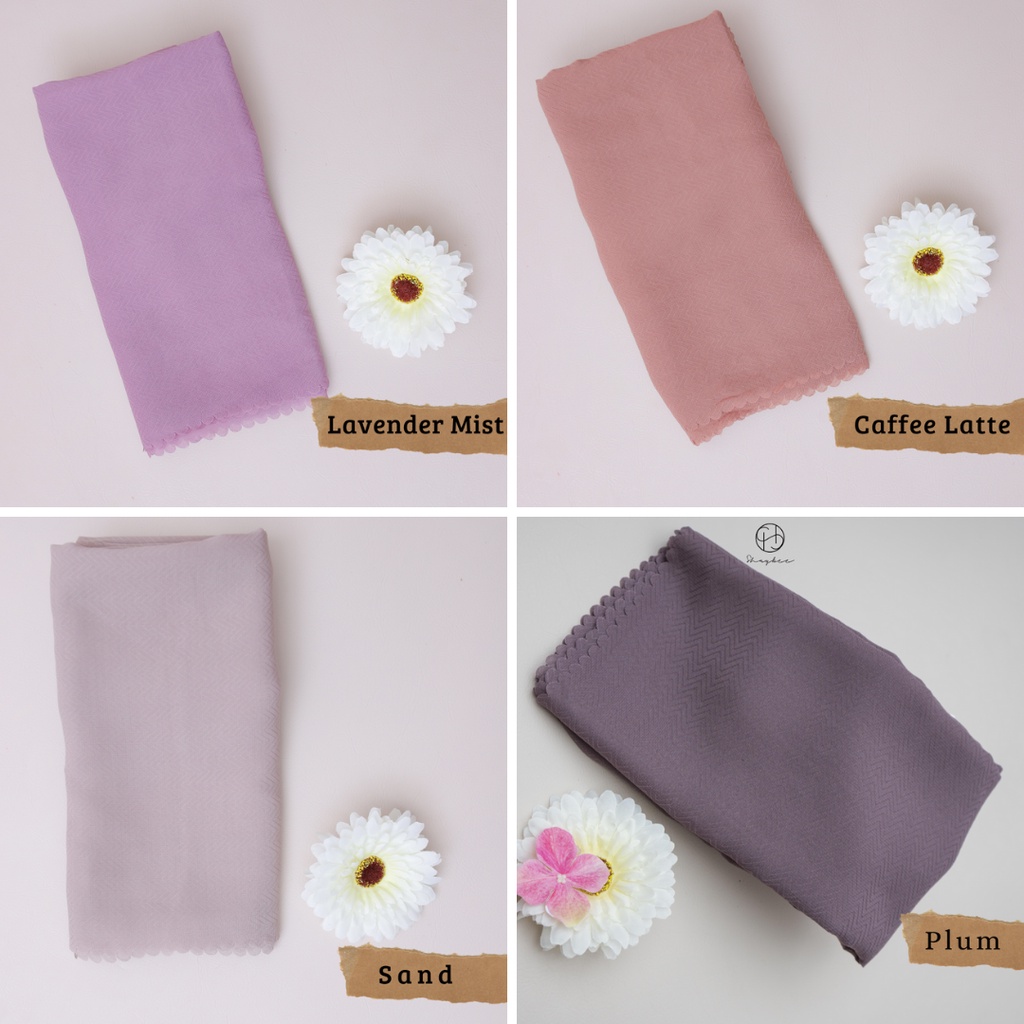 Hijab Potton Venus Segiempat | Bahan Pollycotton Venus | Hijab Daily By Shaybee.id-3