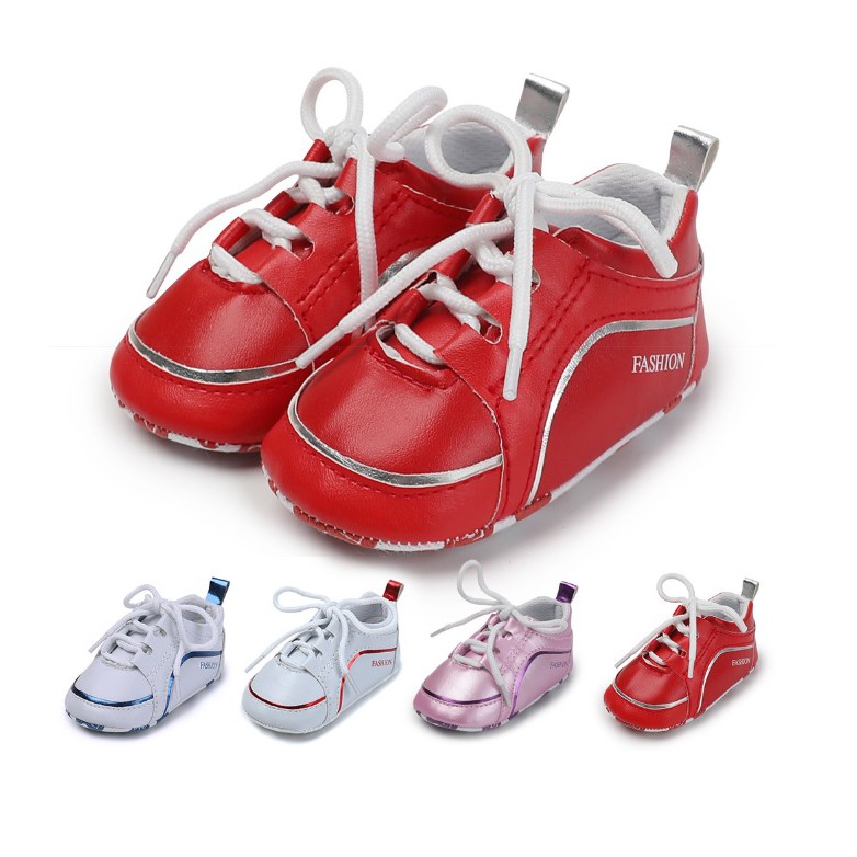 Prewalker bayi import motif sepatu kets fashion