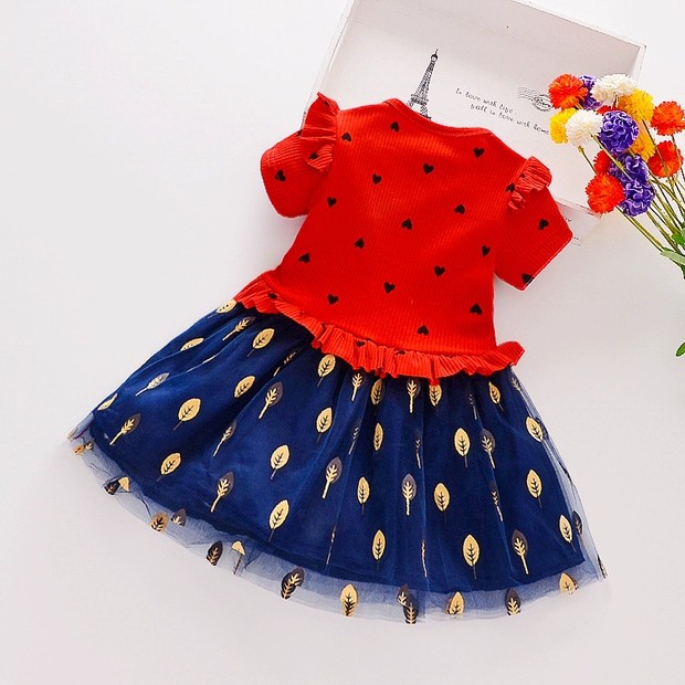 Bayi - 2 TAHUN | Dress Ryu Jin - Dres Merah Putih Tutu Anak Perempuan Dres Pesta Fashion Baby Style Korea ZR Vedia