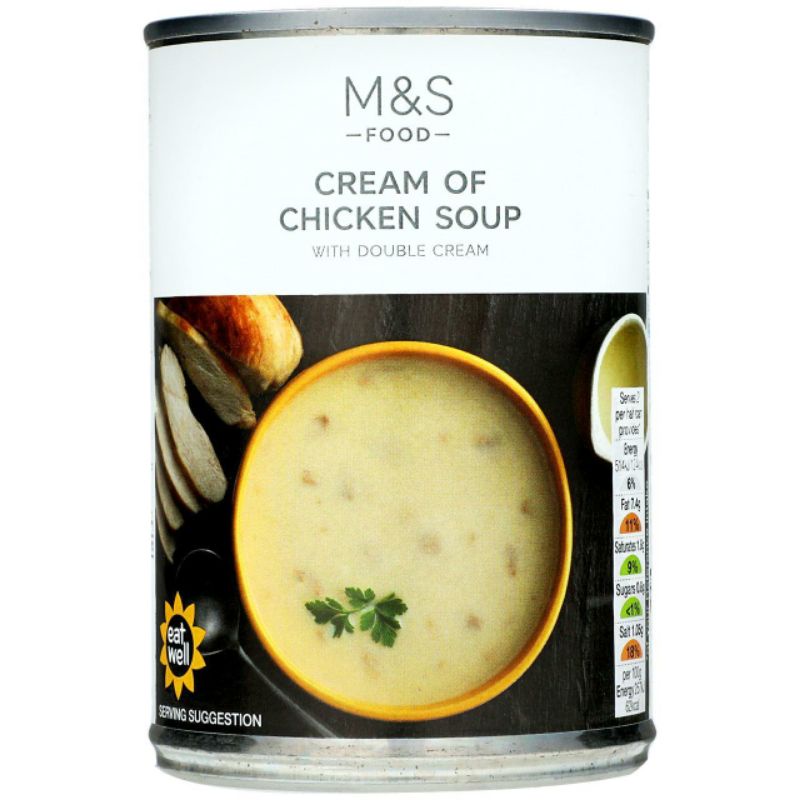 

MARKS & SPENCER M&S Cream Of Chicken Soup 400g