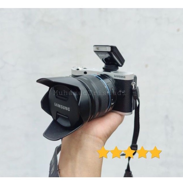 Camera Kamera Mirrorless Samsung NX300 M NX300M Lensa 18-55mm OIS Hitam Murah
