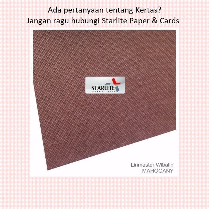 Kertas Covering Paper LINMASTER MAHOGANY