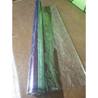 Plastik Mika 1m x 1.37m 0.25A / Plastik Bening Tebal Lemas Meteran / Roll, Taplak Meja Sampul Buku-1