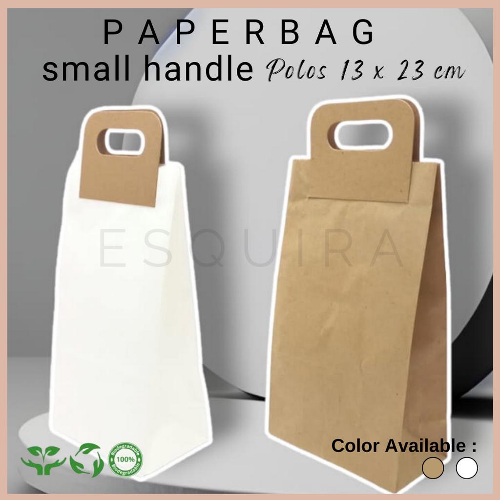 Paperbag Kraft Polos / Paper bag Kantong Roti Lunch / 10 PCS / PBSH2313