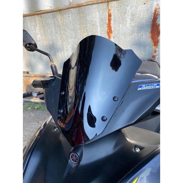 Windshield Aerox New Sporty taring, Ws Visor aerox lama 155