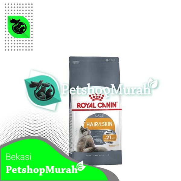 Royal Canin Hair &amp; Skin 400 Gram Makanan Kucing Hair dan Skin Cat Food 400gr