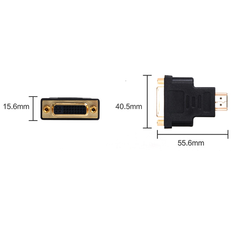 {LUCKID}DVI-D dual link(24+5 pin) female to hdmi male converter adapter for lcd hdtv