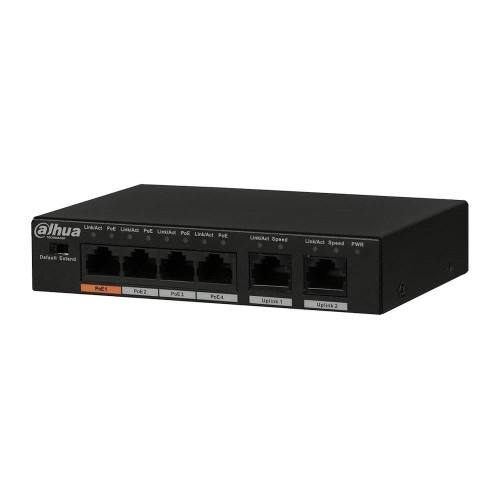 DAHUA POE 4 PORT UPLINK 2PORT