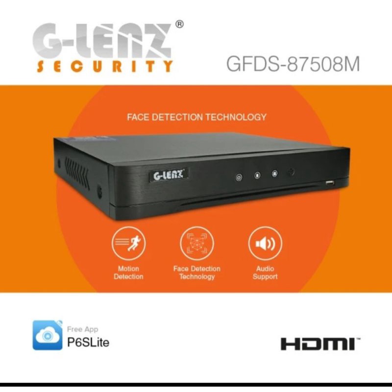 DVR 8ch GLENZ 5mp