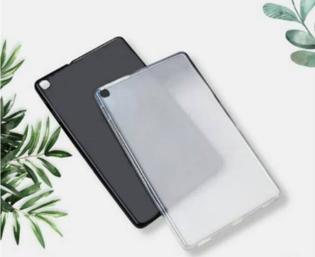 Samsung Galaxy Tab A 8.0inci 2015 T355 T350 P355 P350 SM-T355 SM-T350 SM-P355 SM-P350 Clear Case Silikon Soft Ultrathin Silicon Softcase Pelindung belakang hp Casing Cover Bening Hitam tablet