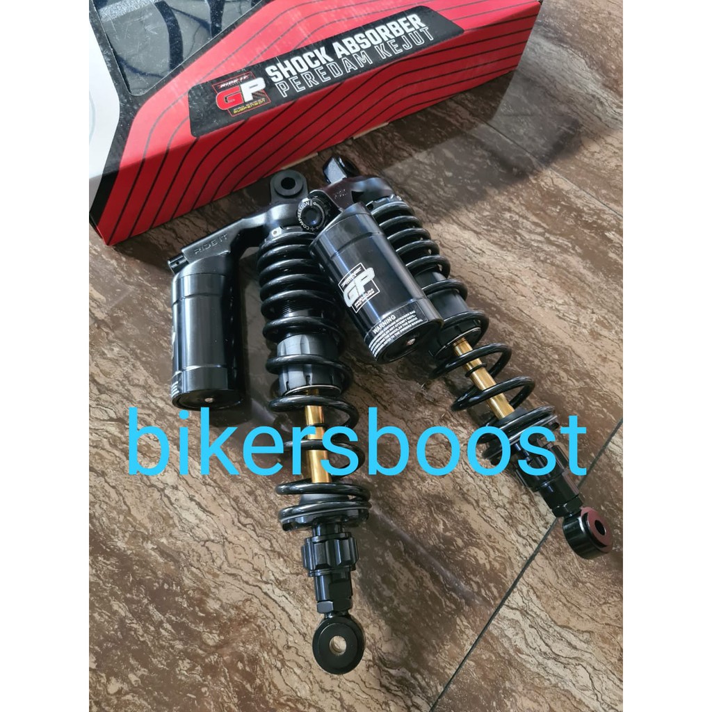 Shock Shockbreaker Ride it GP Premium Series Bebek Jupiter 280 mm Black Gold