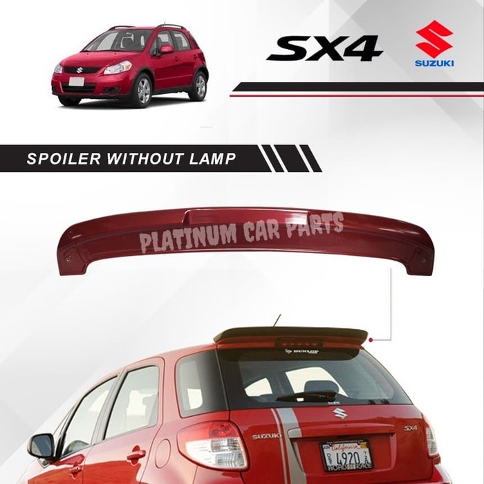 SPOILER SX4 TANPA LAMPU /SPOILER SX4 X OVER WITHOUT LAMP
