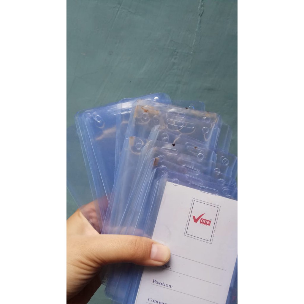 

ID Card Case B2 / Plastik Kartu Nama / Name Tag Tebal / Plastik ID CARD