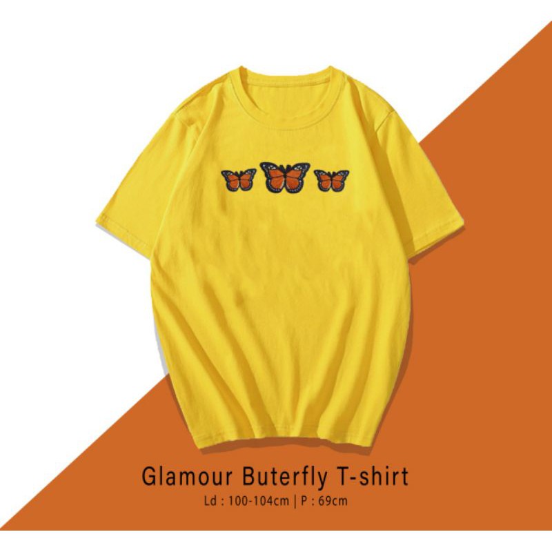 T-SHIRT / TUMBLR KAOS GLAMOUR BUTTERFLY OVERSIZE PREMIUM