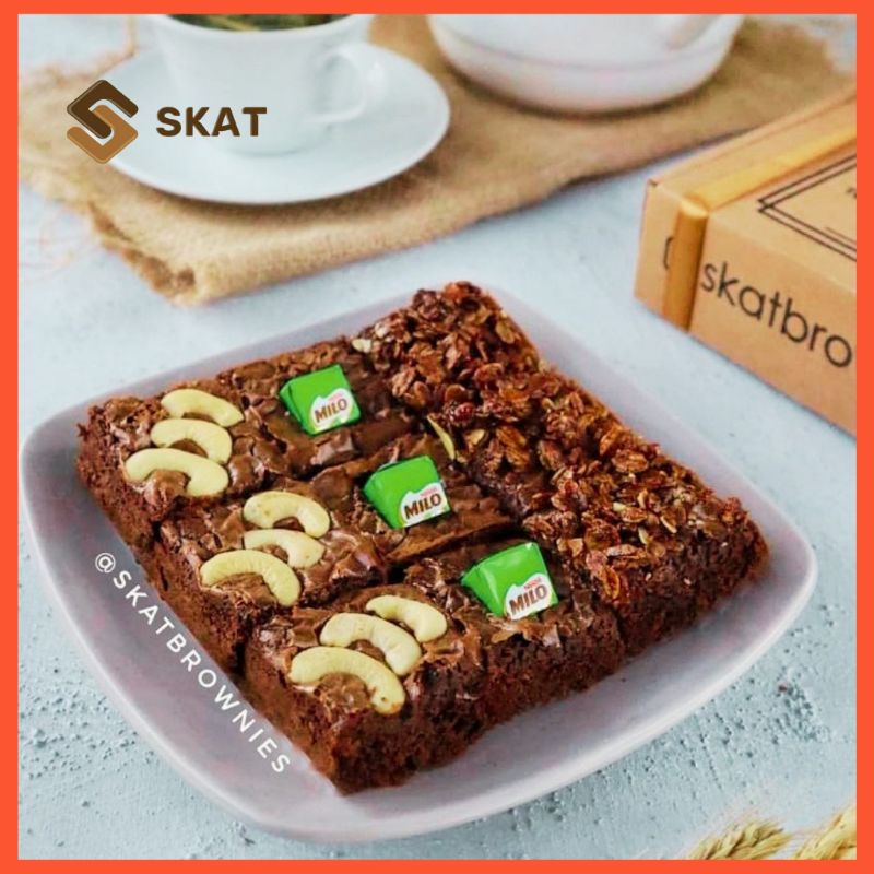 

Brownies Panggang Mini / Brownies Fudgy Mini / Brownies Skat Mini / Brownies Mini Original