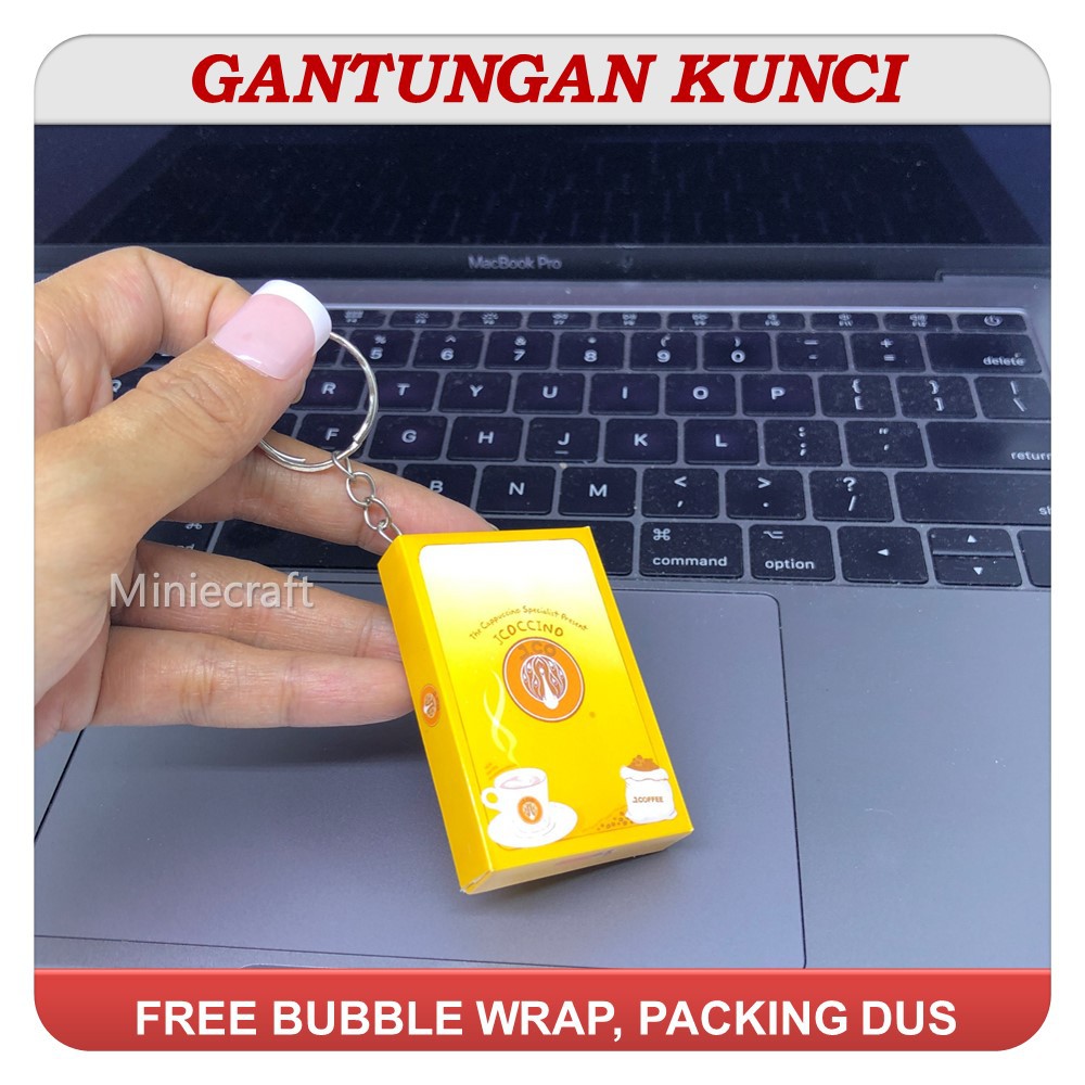GANCI - GANTUNGAN KUNCI MINIATUR DUS DONUT JCO