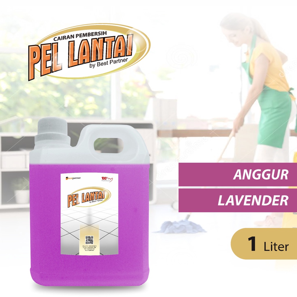 Pembersih Lantai Super Pel Wangi 1 Liter / Cairan Pembersih Lantai Aroma Segar 1 Liter Jerigen