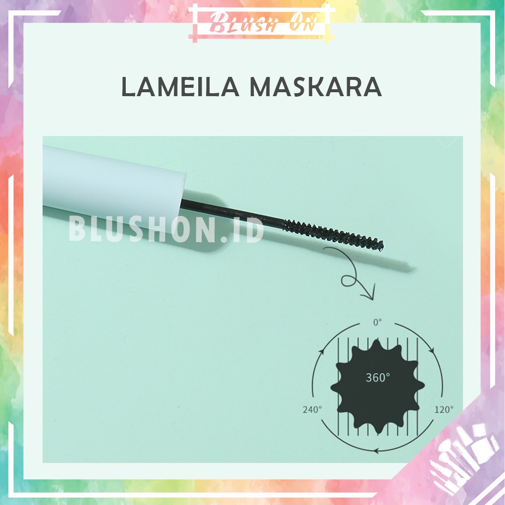 LAMEILA Maskara Anti Air Tahan Lama 360 Mascara Waterproof Long Last 1037