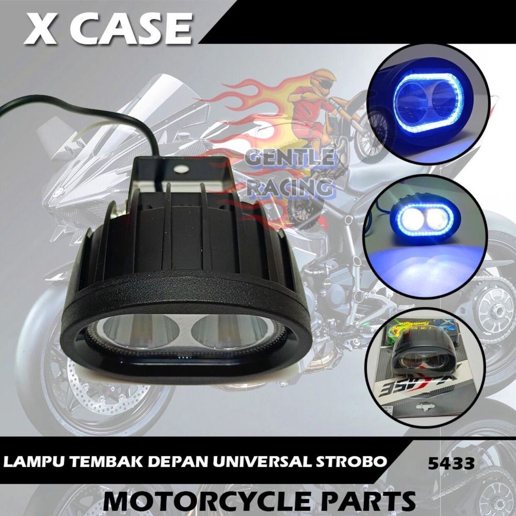 LAMPU TEMBAK DEPAN STROBO UNIVERSAL
