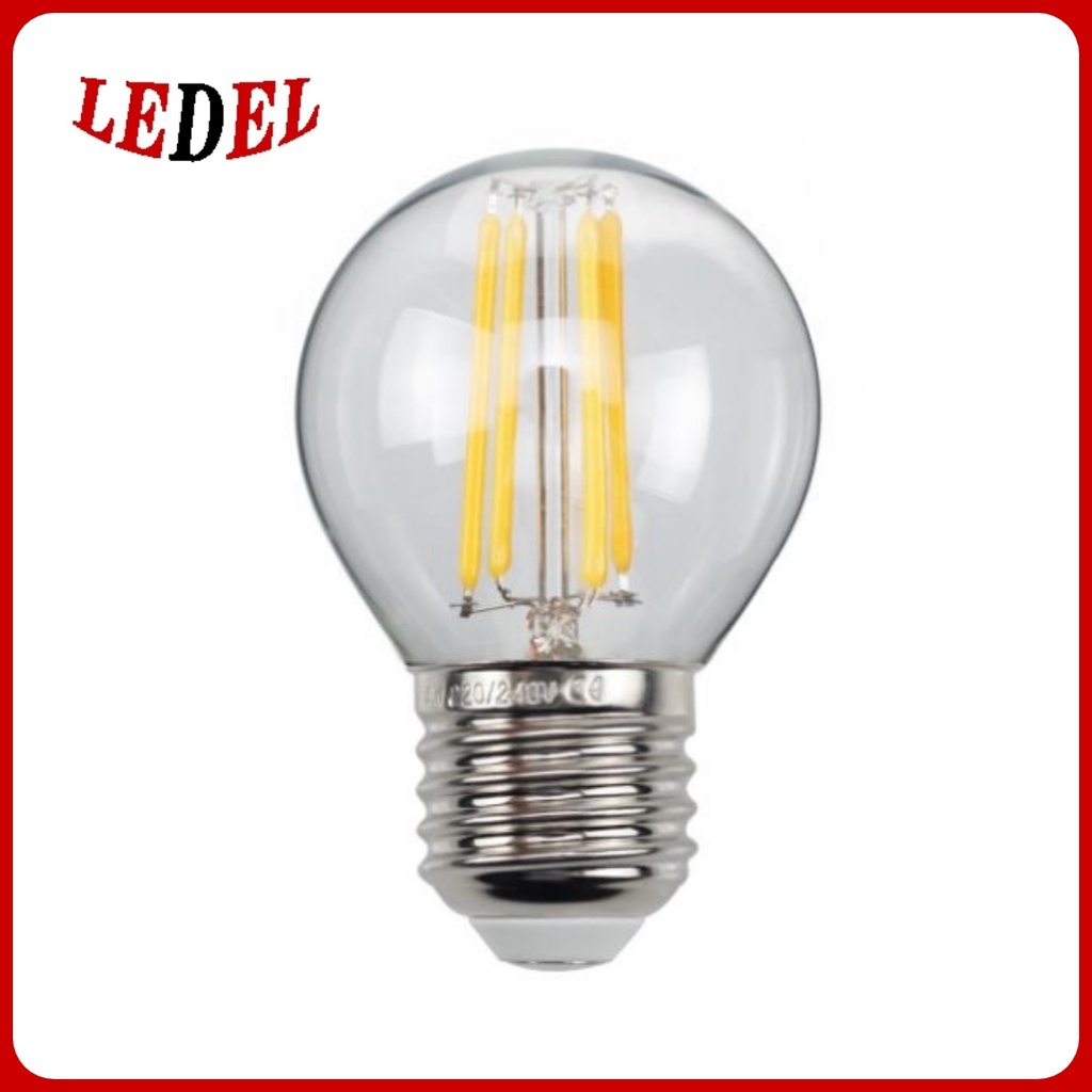 Lampu Cafe / LED bulb lampu edison 2W 4W / lampu filaments vintage Bohlam tipe G45 ST64 4watt 2watt cahaya kuning