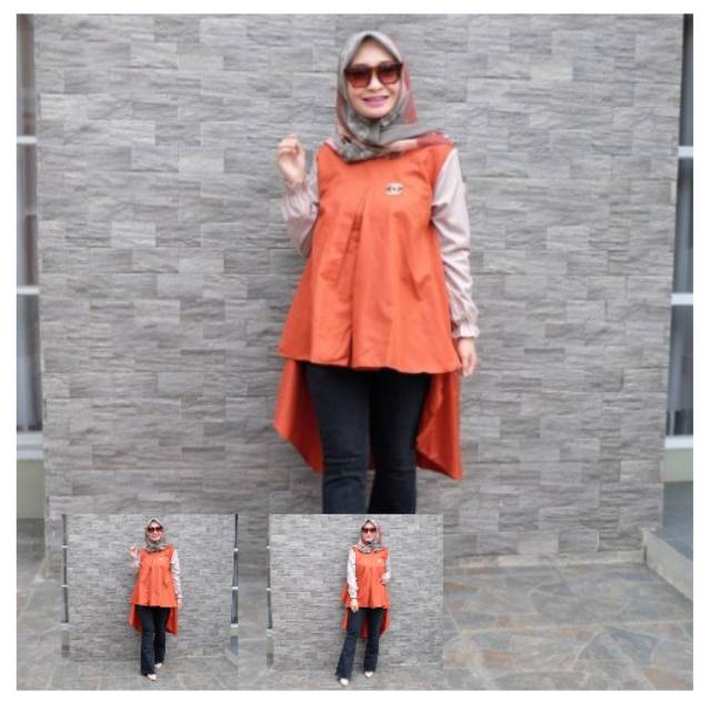 Belinda Top Merah Bata