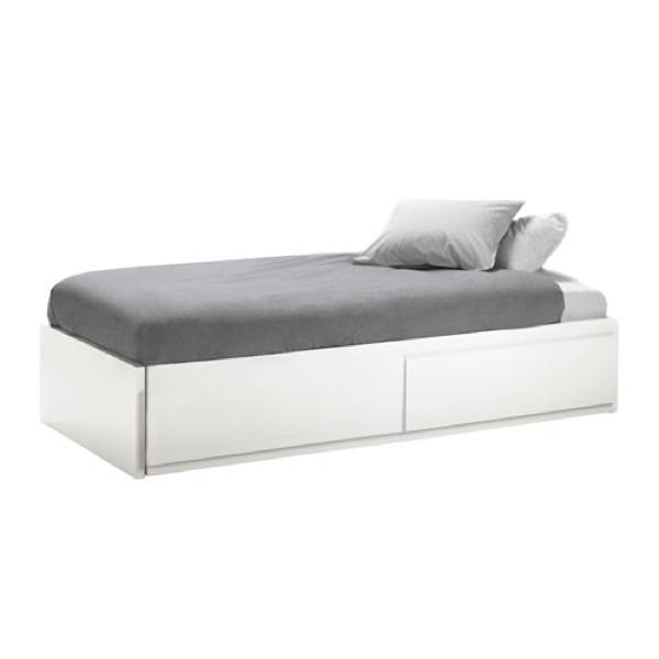 Tempat Tidur Dipan Laci Putih Ranjang Laci Single Tempat Tidur Dipan Laci Putih Ranjang Laci Single