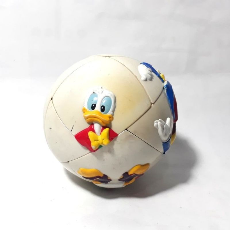 Donald Donal Bebek Duck Mickey Miki Mouse Tikus Disney Rubik Rubic Cube Timbul Puzzle Jigsaw Creativ