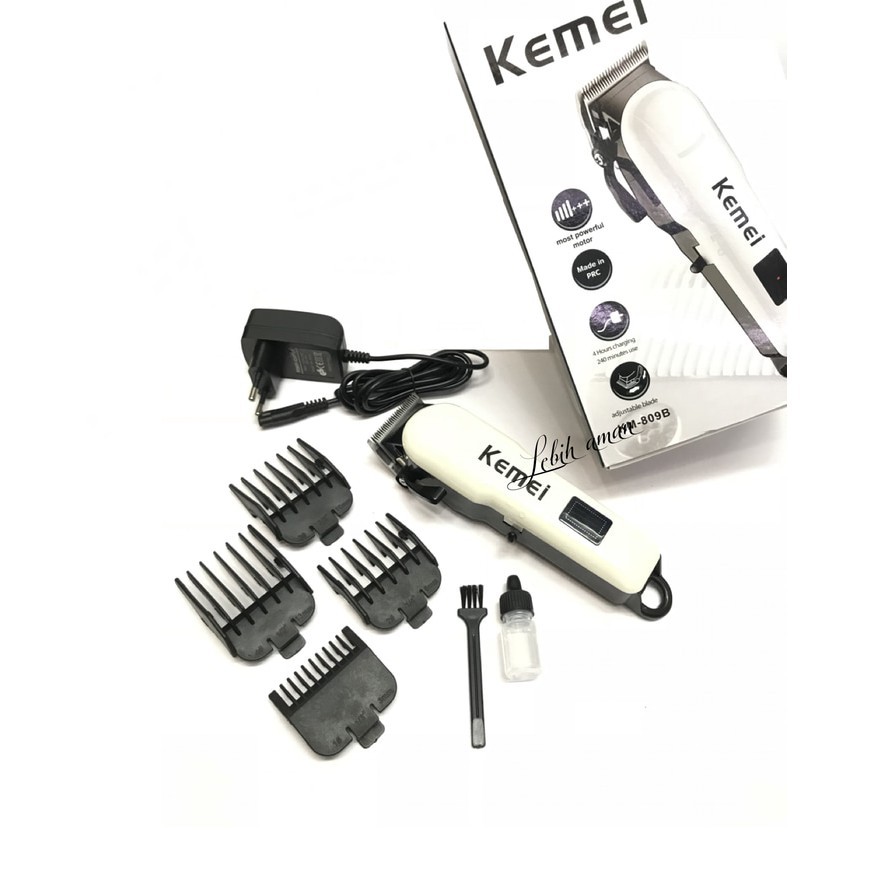 Kemei KM 809B  Alat Cukur Rambut Hair Clipper 809 Professional Turbo Power Mesin Cukuran KM-809B