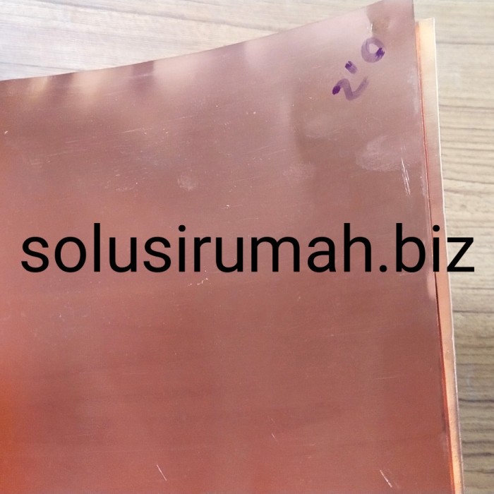 PLAT TEMBAGA 0.2MM POTONG PER100CM SHEET LEMBARAN CUSTOM 02 MM COPPER