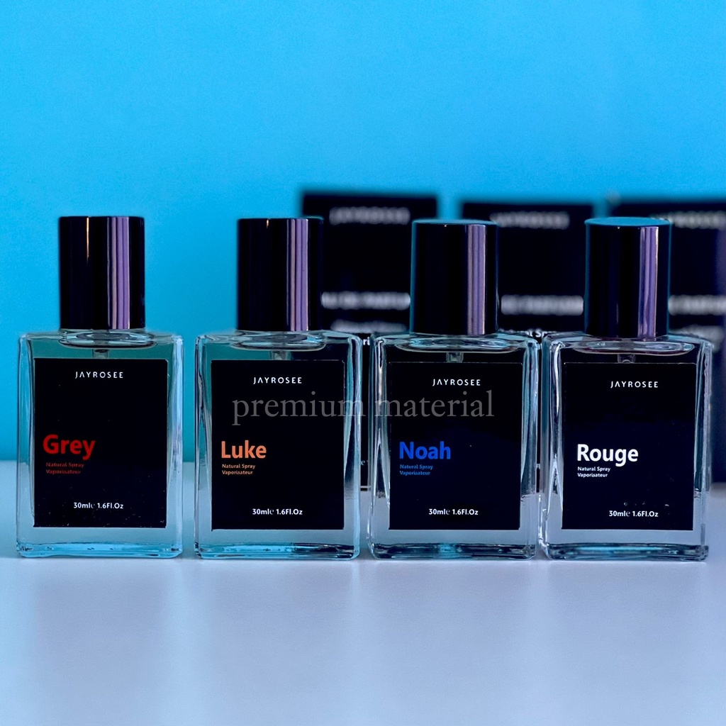 Parfum Viral Termurah Pemikat Pasangan Jayrosse Jayrosee Jayrose Grey Rouge Noah - Parfum Pria Wanita Best Seller Inspired By Jayrosse-1