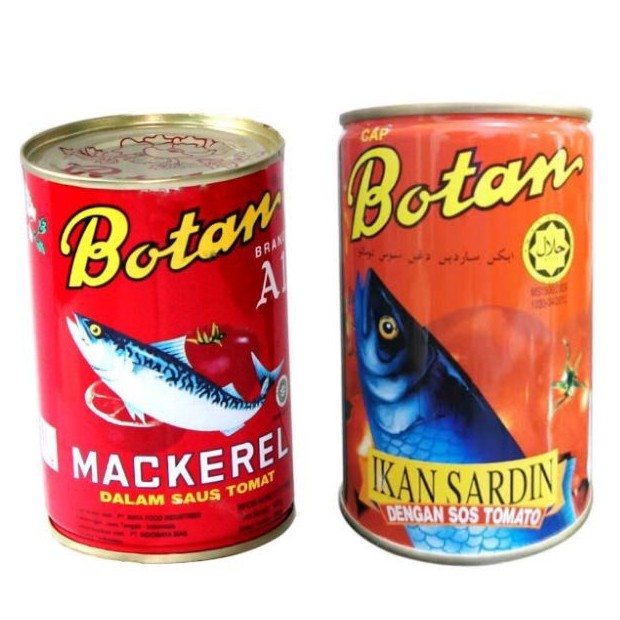 Botan Mackerel A1 Besar dan Botan Ikan Sardin Malaysia / Botan Sarden Malaysia