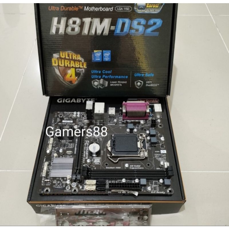 Motherboard Gigabyte H81M-Ds2 Mainboard Mobo LGA 1150