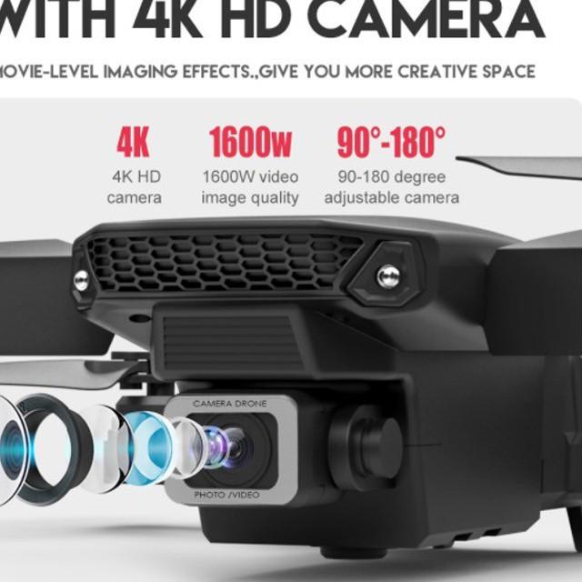 Sudah READY.. RC Drone E88 4K Camera Drone Kamera E88 Pro Dual Camera Mini Drone