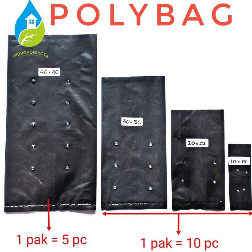 POLYBAG 30 x 30 cm - pack