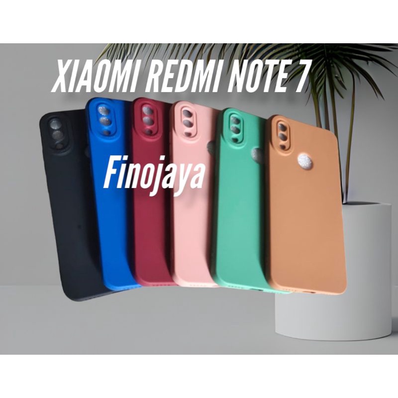 Softcase Xiaomi Redmi Note 7 Redmi Note 7 Pro Silikon Casing Selicon Case Macaron Pelindung Pro Camera