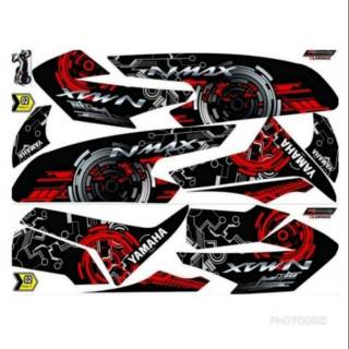  Stiker  Yamaha Nmax  Variasi Motor  decal motor  semi full 